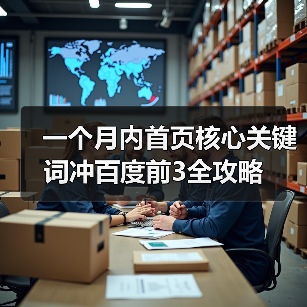 一个月内首页核心关键词冲百度前3全攻略（图2）