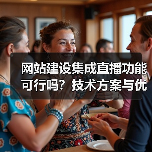 网站建设集成直播功能可行吗？技术方案与优势解析（图2）