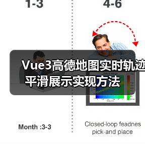 Vue3高德地图实时轨迹平滑展示实现方法