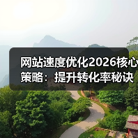 网站速度优化2026核心策略：提升转化率秘诀（图2）