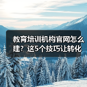 教育培训机构官网怎么建？这5个技巧让转化翻倍！（图2）