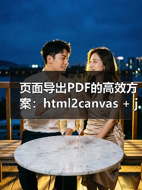 页面导出PDF的高效方案：html2canvas + jspdf实战解析（图4）