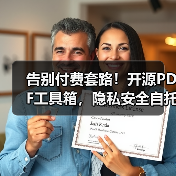 告别付费套路！开源PDF工具箱，隐私安全自托管部署