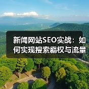 新闻网站SEO实战：如何实现搜索霸权与流量变现？