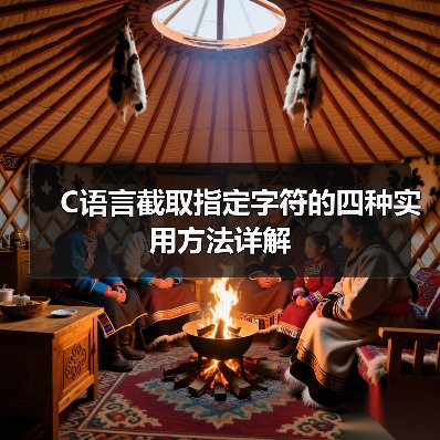 C语言截取指定字符的四种实用方法详解