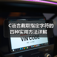 C语言截取指定字符的四种实用方法详解（图4）