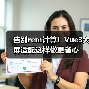 告别rem计算！Vue3大屏适配这样做更省心