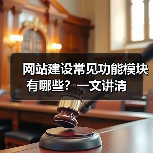 网站建设常见功能模块有哪些？一文讲清（图2）