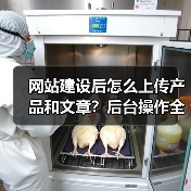 网站建设后怎么上传产品和文章？后台操作全攻略