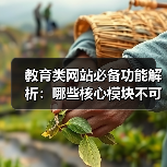 教育类网站必备功能解析：哪些核心模块不可或缺？（图3）