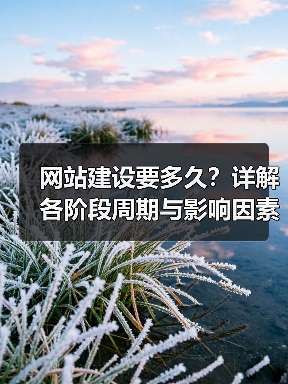 网站建设要多久？详解各阶段周期与影响因素（图2）