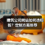 建筑公司网站如何选模板？定制方案推荐（图4）