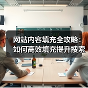 网站内容填充全攻略：如何高效填充提升搜索排名？（图4）