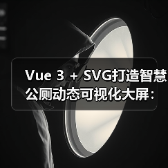 Vue 3 + SVG打造智慧公厕动态可视化大屏：高保真实时更新（图2）