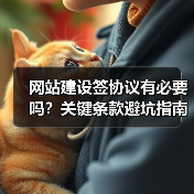 网站建设签协议有必要吗？关键条款避坑指南