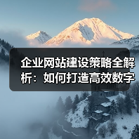 企业网站建设策略全解析：如何打造高效数字平台？（图3）
