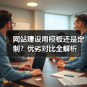 网站建设用模板还是定制？优劣对比全解析（图3）