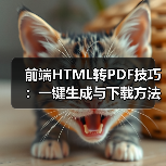 前端HTML转PDF技巧：一键生成与下载方法（图2）