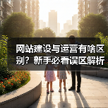 网站建设与运营有啥区别？新手必看误区解析（图3）