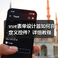 vue表单设计器如何自定义控件？详细教程（图3）