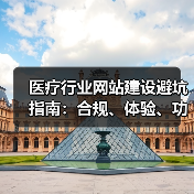 医疗行业网站建设避坑指南：合规、体验、功能全解析