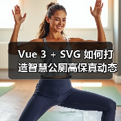 Vue 3 + SVG 如何打造智慧公厕高保真动态大屏（图3）