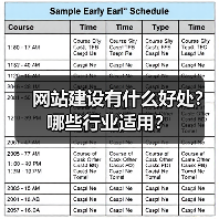 网站建设有什么好处？哪些行业适用？