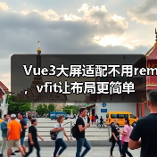 Vue3大屏适配不用rem，vfit让布局更简单（图4）