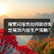 搜索词报告如何助你制定高效内容生产策略？（图2）