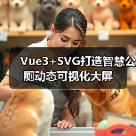 Vue3+SVG打造智慧公厕动态可视化大屏(图1) Vue3+SVG打造智慧公厕动态可视化大屏(图1)