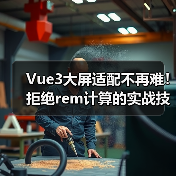 Vue3大屏适配不再难!拒绝rem计算的实战技巧(图1) Vue3大屏适配不再难!拒绝rem计算的实战技巧(图1)