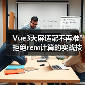 Vue3大屏适配不再难!拒绝rem计算的实战技巧(图4) Vue3大屏适配不再难!拒绝rem计算的实战技巧(图4)