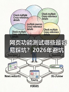 网页功能测试哪些最容易踩坑?2026年避坑指南全解析(图2) 网页功能测试哪些最容易踩坑?2026年避坑指南全解析(图2)