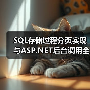 SQL存储过程分页实现与ASP.NET后台调用全解析（图4）