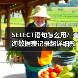 SELECT语句怎么用?查询数据表记录超详细教程(图1) SELECT语句怎么用?查询数据表记录超详细教程(图1)