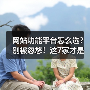 网站功能平台怎么选?别被忽悠!这7家才是真王者(图4) 网站功能平台怎么选?别被忽悠!这7家才是真王者(图4)