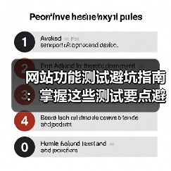 网站功能测试避坑指南:掌握这些测试要点避免致命错误(图3) 网站功能测试避坑指南:掌握这些测试要点避免致命错误(图3)