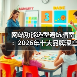 网站功能选型避坑指南：2026年十大品牌深度解析（图4）