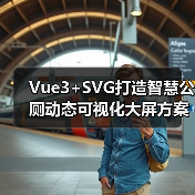 Vue3+SVG打造智慧公厕动态可视化大屏方案（图4）
