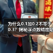 为什么0.1加0.2不等于0.3？揭秘浮点数精度陷阱