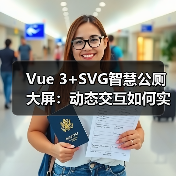 Vue 3+SVG智慧公厕大屏：动态交互如何实现高保真可视化？（图3）