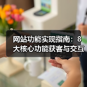 网站功能实现指南:8大核心功能获客与交互设计实战(图2) 网站功能实现指南:8大核心功能获客与交互设计实战(图2)