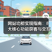 网站功能实现指南:8大核心功能获客与交互设计实战(图3) 网站功能实现指南:8大核心功能获客与交互设计实战(图3)