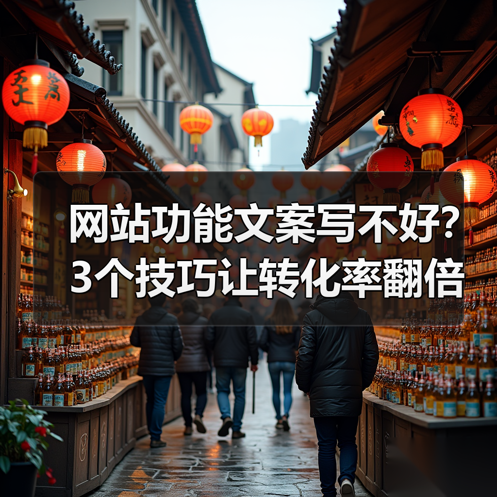 网站功能文案写不好？3个技巧让转化率翻倍