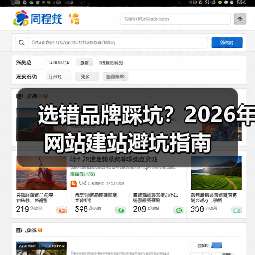 选错品牌踩坑？2026年网站建站避坑指南（图2）