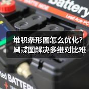 堆积条形图怎么优化？蝴蝶图解决多维对比难题