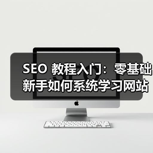 SEO 教程入门：零基础新手如何系统学习网站优化